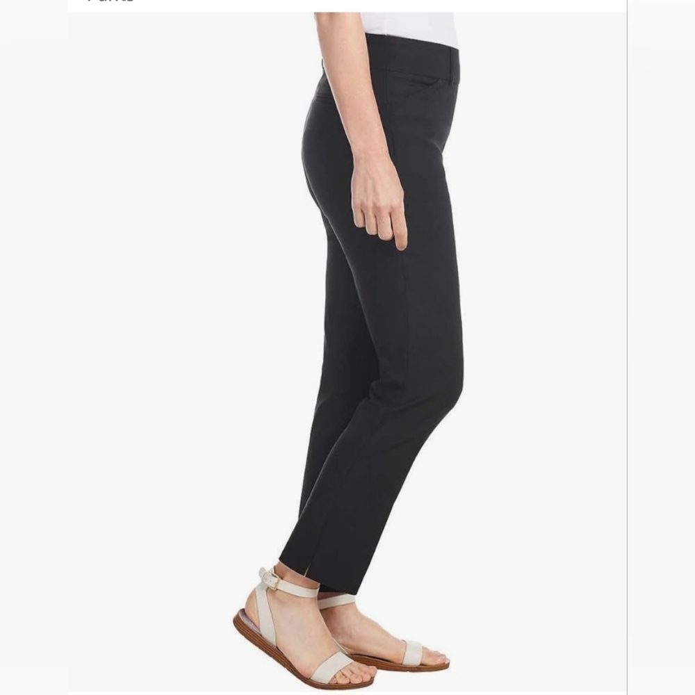 HILARY RADLEY BLACK STRETCH PULL ON PANTS SIZE 4